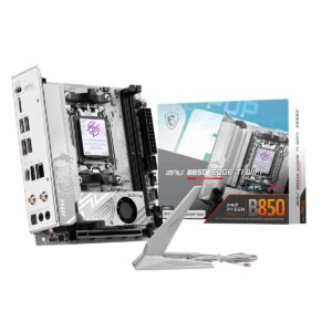 Msi Mpg B850i Edge Ti Wifi 10000mhz (oc) Ddr5 Soket Am5 M.2 Hdmi Mini Itx Anakart 1