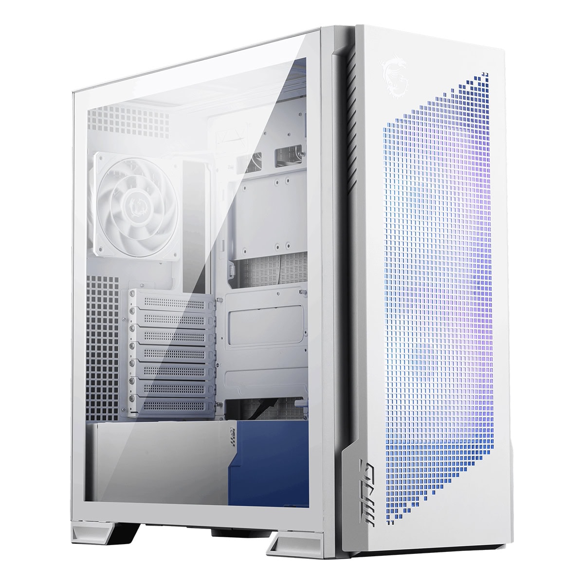 Msi Mpg Velox 300r Airflow Pz White 2x160mm Argb Fan Mesh Temperli Cam Usb 3 2 Mid Tower E Atx Gaming Kasa 1