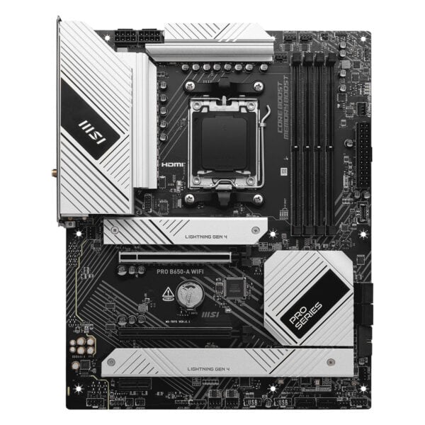 Msi Pro B650 A Wifi 7600mhz (oc) Ddr5 Soket Am5 M.2 Hdmi Dp Atx Anakart 2
