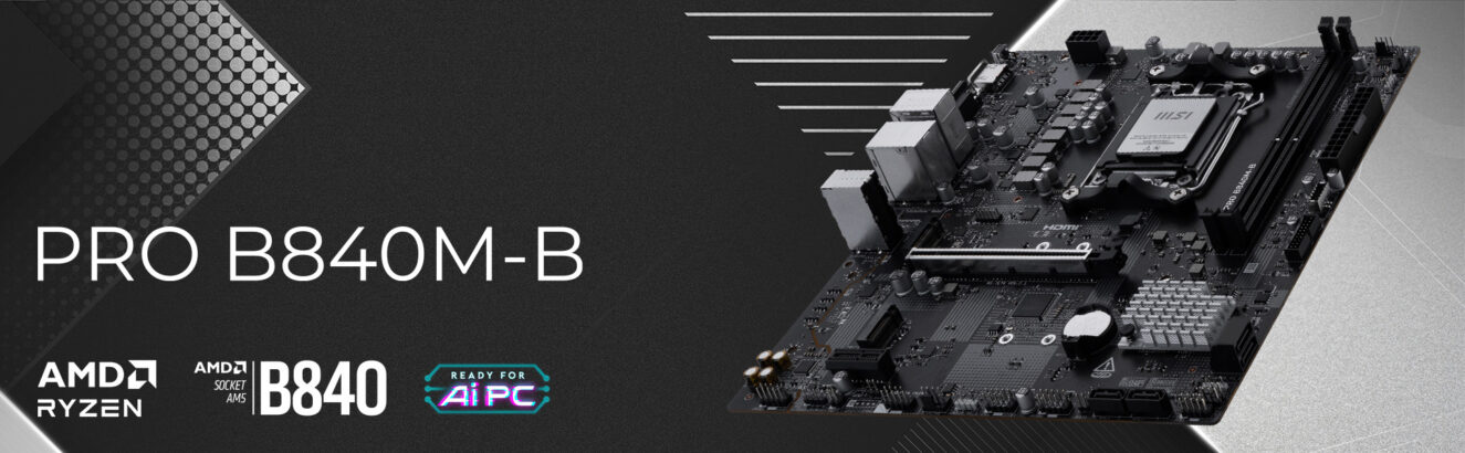 MSI PRO B840M-B Anakart H1