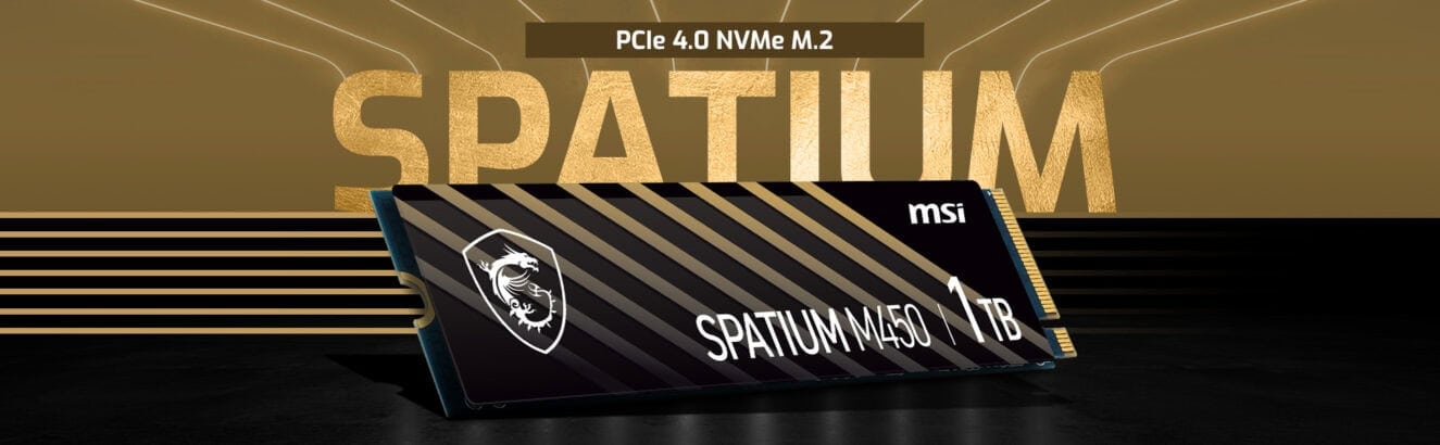 MSI SPATIUM M450 V1 1TB M.2 SSD H1