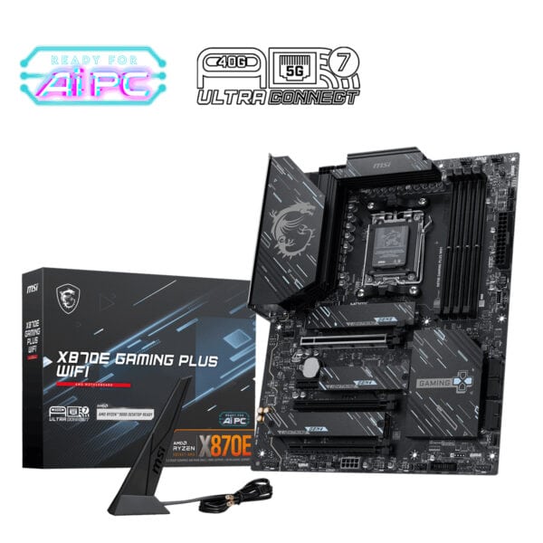 Msi X870e Gaming Plus Wifi 8200mhz Oc Ddr5 Soket Am5 M 2 Hdmi Type C Dp Atx Anakart 2