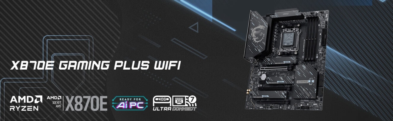 MSI X870E GAMING PLUS WIFI ATX Anakart h1