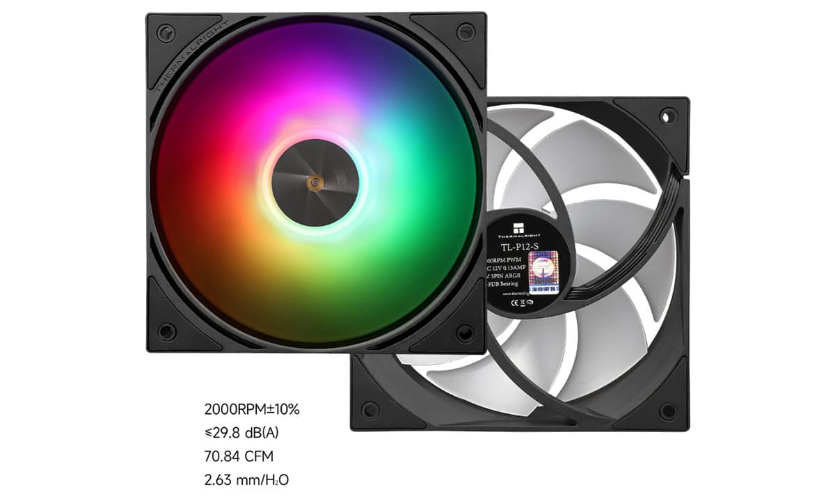 Sessiz 120 mm Fan