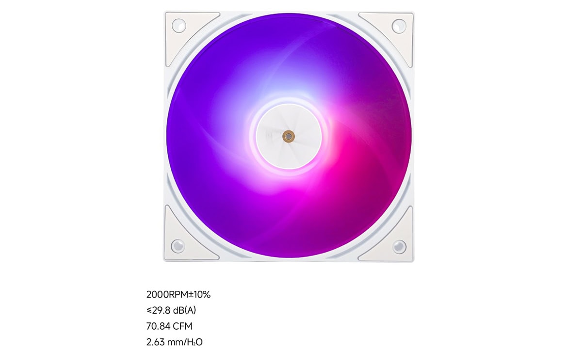 Sessiz 120 mm Fan