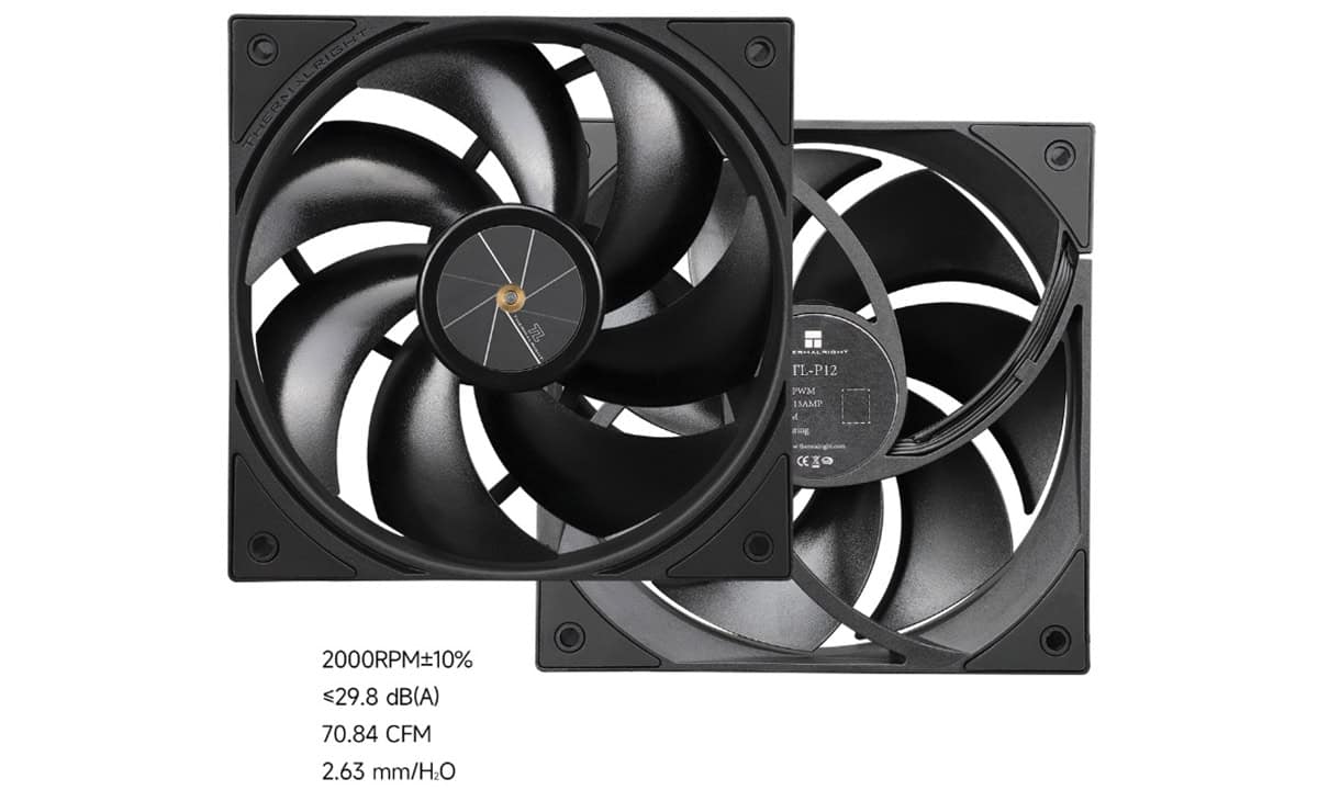 Sessiz 120 mm Fan