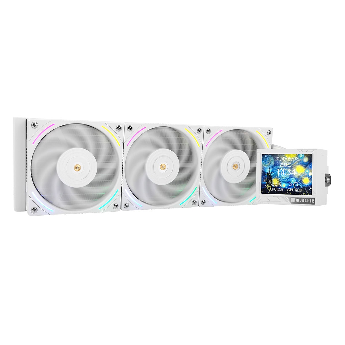 Thermalright Mjolnir Vision 360 White Argb 360mm Intel Amd Uyumlu Islemci Sivi Sogutucu 2 Yil Birebir Degisim Garantili 1