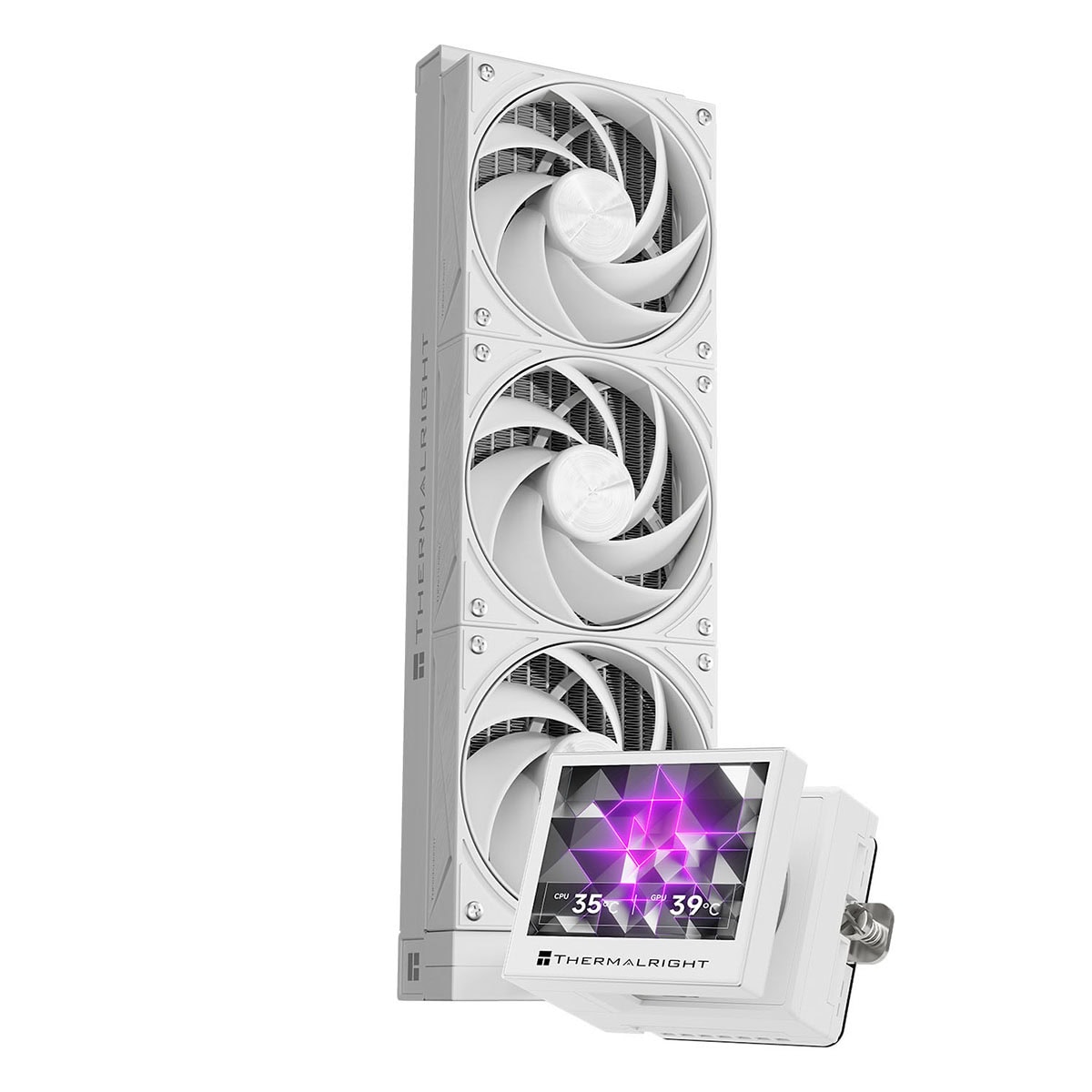 Thermalright Stream Vision 360 White 360mm Intel Amd Uyumlu Islemci Sivi Sogutucu 2 Yil Birebir Degisim Garantili 1