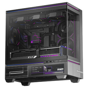 Thermalright Tl M10 Vision Black Argb Temperli Cam Mid Tower Matx Gaming Kasa 2 Yil Birebir Degisim Garantili T2