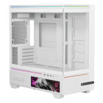 Thermalright Tl M10 Vision White Argb Temperli Cam Mid Tower Matx Gaming Kasa 2 Yil Birebir Degisim Garantili 1