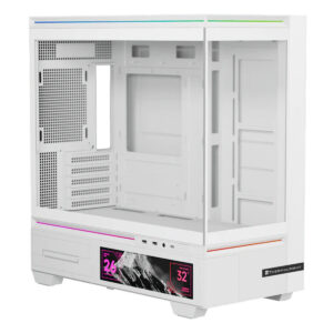 Thermalright Tl M10 Vision White Argb Temperli Cam Mid Tower Matx Gaming Kasa 2 Yil Birebir Degisim Garantili 1