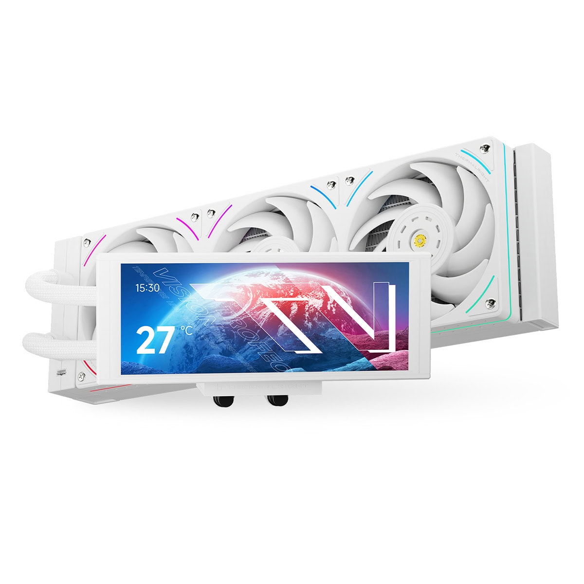 Thermalright Trofeo Vision 360 Argb White 360mm Intel Amd Uyumlu Islemci Sivi Sogutucu 2 Yil Birebir Degisim Garantili 1