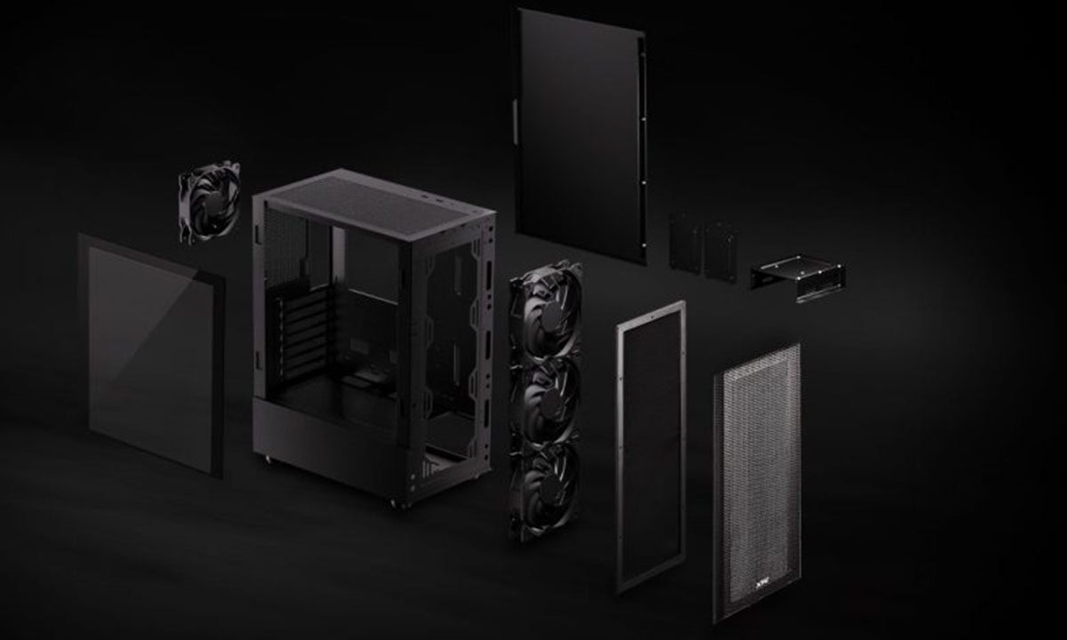 4x120mm Ön Kurulu Fanlar ile Kompakt Boyutlar