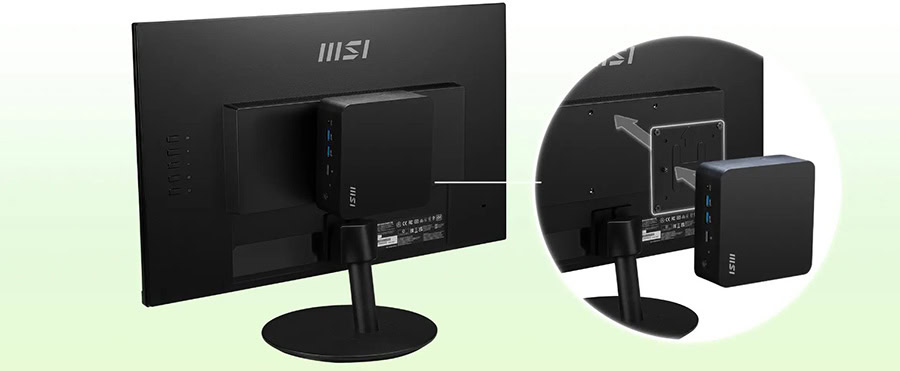 MSI CUBI NUC 1M-013BEU Mini Bilgisayar H15
