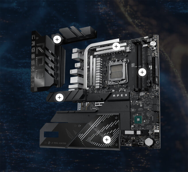 ROG CROSSHAIR X870E APEX ASUS ROG CROSSHAIR X870E APEX Anakart h16
