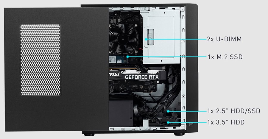 MSI PRO DP180 14A-883XTR Masaüstü Bilgisayar H19