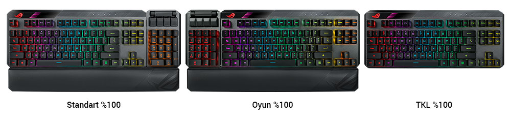 ASUS ROG Claymore II İngilizce Mekanik Gaming Klavye H2
