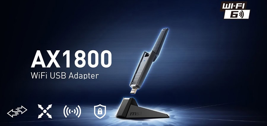 MSI AX1800 USB Adaptör H2