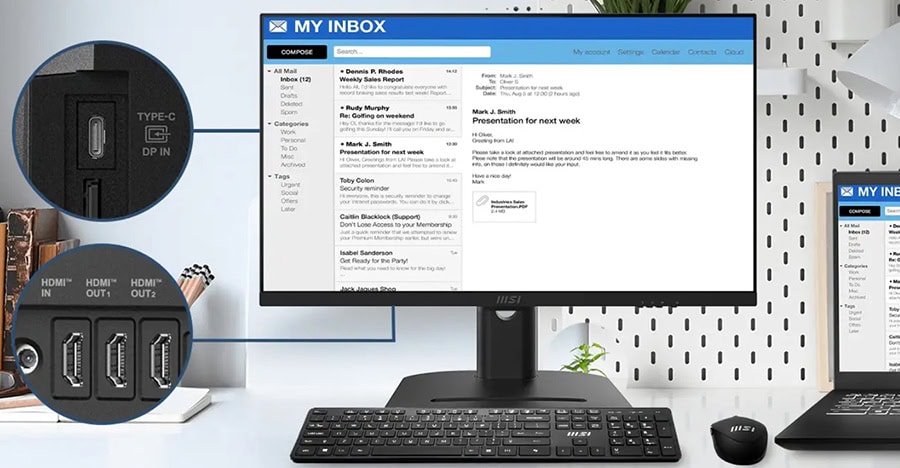 MSI Modern AM273QP AI 1UMG-098XTR All In One Bilgisayar H22