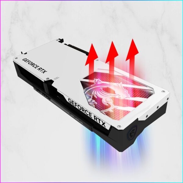 MSI GeForce RTX 5070 Ti 16G TRIO OC WHITE Ekran Kartı H16