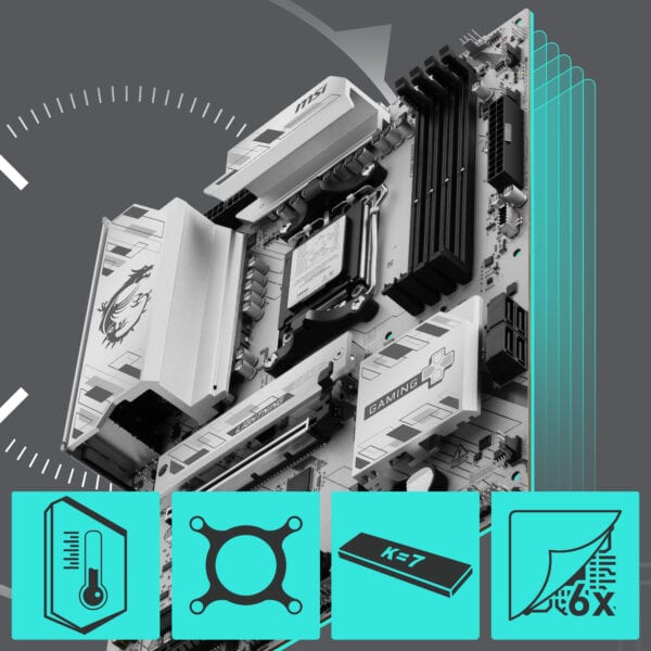 MSI B850 GAMING PLUS WIFI6E Anakart H4