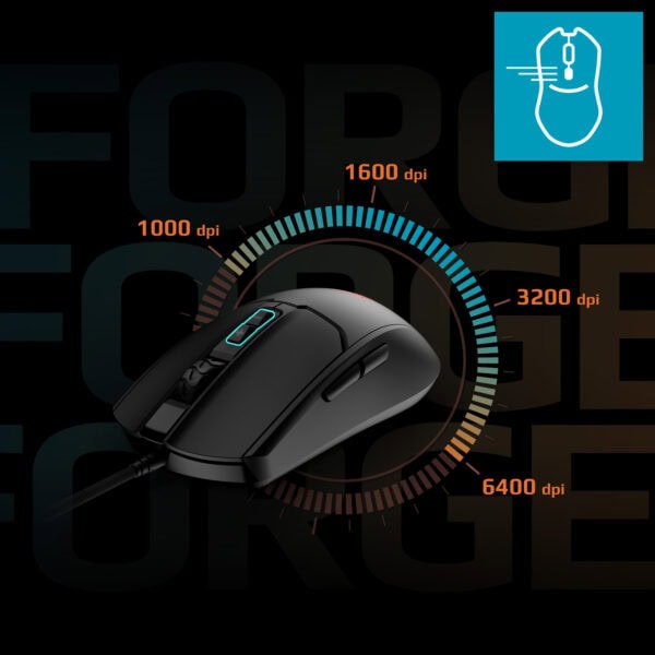 MSI FORGE GM100 RGB Gaming Mouse h4
