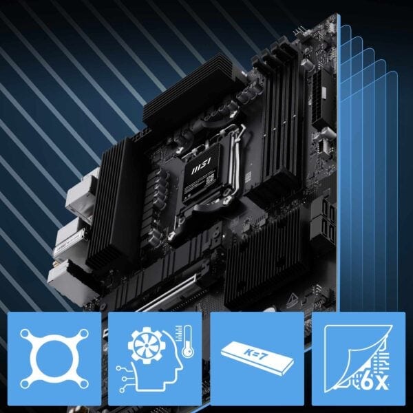 MSI PRO B850-S WIFI6E Anakart H4
