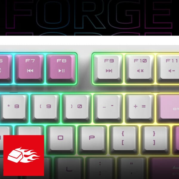 MSI FORGE GK600 TKL WIRELESS VIOLET Gaming Klavye H8