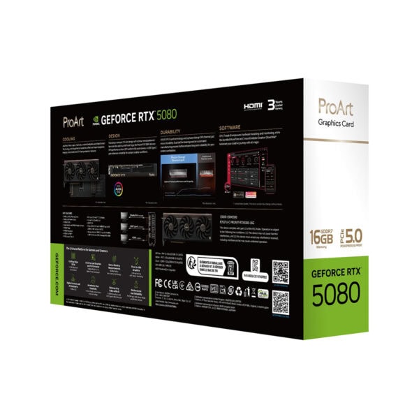 Asus Proart Geforce Rtx 5080 16gb Gddr7 256 Bit Dlss 4 Ekran Kartı 14