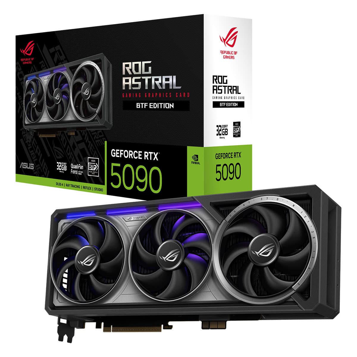 Asus Rog Astral Geforce Rtx 5090 32gb Gddr7 Btf Edition 512 Bit Dlss 4 Ekran Karti G1