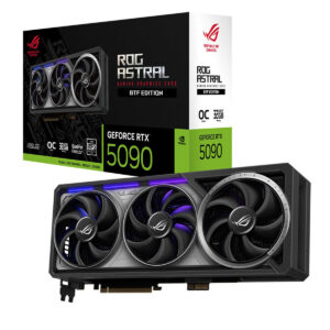 Yüksek performanslı ASUS ROG Astral Gaming Graphics Card, NVIDIA GeForce RTX 5090 ile gaming ve oyun grafiklerinde üstün görsel deneyim sağlar. RGB aydınlatmalı tasarımı ve 32 GB VRAM kapasitesiyle en yeni oyunları sorunsuz oynatır.