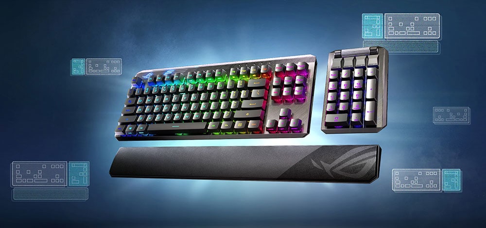 ASUS ROG Claymore II İngilizce Mekanik Gaming Klavye H1