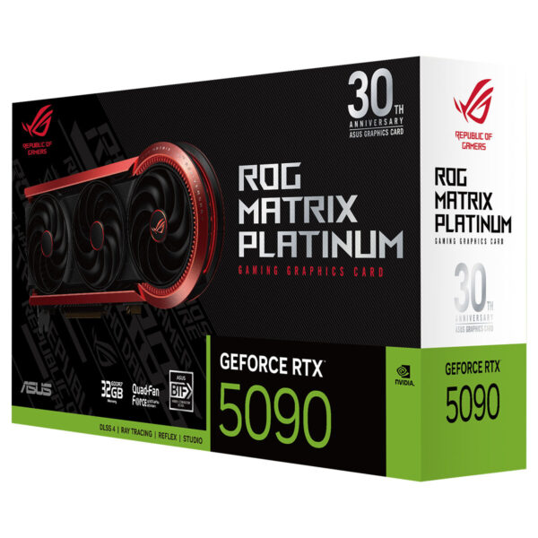 Asus Rog Matrix Platinum Geforce Rtx 5090 30th Anniversary Edition 32gb Gddr7 512 Bit Dlss 4 Ekran Karti 20