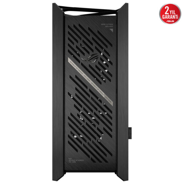 ASES ROG STRIX HEİLİOS soğutucu kasa, yüksek performanslı gaming ve bilgisayar sistemleri için şık tasarım ve dayanıklı yapı sunar.