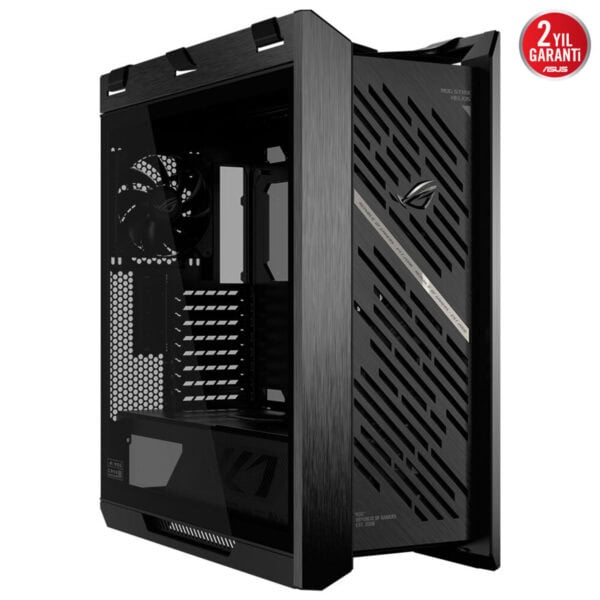 ASUS ROG Strix Helios oyun kasası, şık tasarımı ve gelişmiş soğutma özellikleriyle üstün oyun performansı sağlar. Siyah rengi ve dayanıklı yapısıyla yüksek kaliteli bilgisayar sistemleri için idealdir.
