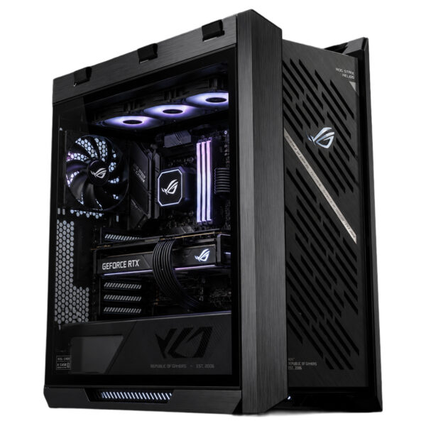 Asus Rog Strix Helios Ii Gx601s Black Edition 4x140mm Fan Mesh Cift Temperli Cam Usb 3 2 Mid Tower E Atx Gaming Kasa T2