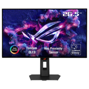 Asus Rog Strix Oled Xg27aqwmg 26.5 Inç 280hz 0.03ms 2k Qhd Adaptive Sync Tandem Oled Pivot Gaming Monitör 1