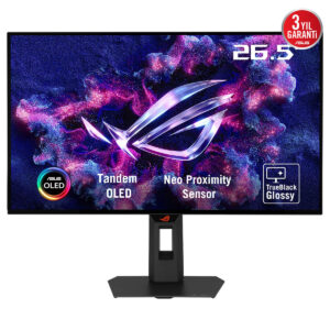 Asus Rog Strix Oled Xg27aqwmg 26.5 Inç 280hz 0.03ms 2k Qhd Adaptive Sync Tandem Oled Pivot Gaming Monitör 2