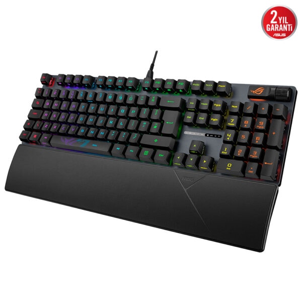 Asus Rog Strix Scope Ii Rx Red Switch Rgb Kablolu Ingilizce Mekanik Gaming Klavye Fc4