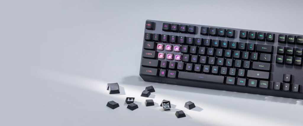 Asus Rog Strix Scope Rx Red Switch Hiz Dayaniklilik Ve Oyuncu Odakli Tasarim B3