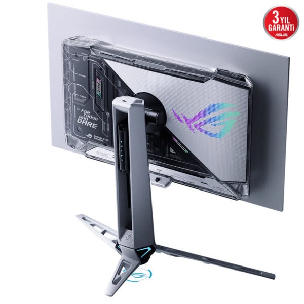 ASUS ROG ekran görüntüsü, üstün görsel deneyim ve hızlı tepki süreleri ile yüksek performanslı oyun monitörü, RGB aydınlatmalı detaylar ve gelişmiş teknolojiler içerir.