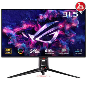Asus Rog Swift Oled Pg32ucdmz 31.5 Inç 240hz 0.03ms 4k Uhd Adaptive Sync Qd Oled Gaming Monitör 2