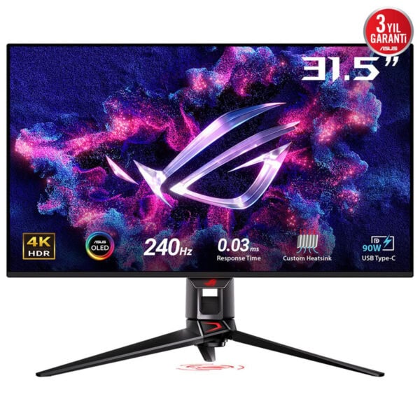 Asus Rog Swift Oled Pg32ucdmz 31.5 Inç 240hz 0.03ms 4k Uhd Adaptive Sync Qd Oled Gaming Monitör 2
