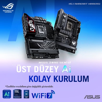 Asus Rog Tuf Z890 Anakart Banner 20250813
