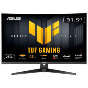 Asus Tuf Gaming Vg32vqm5b 31.5 Inç 250hz 0.5ms Full Hd Adaptive Sync Fast Va Kavisli Gaming Monitör 1