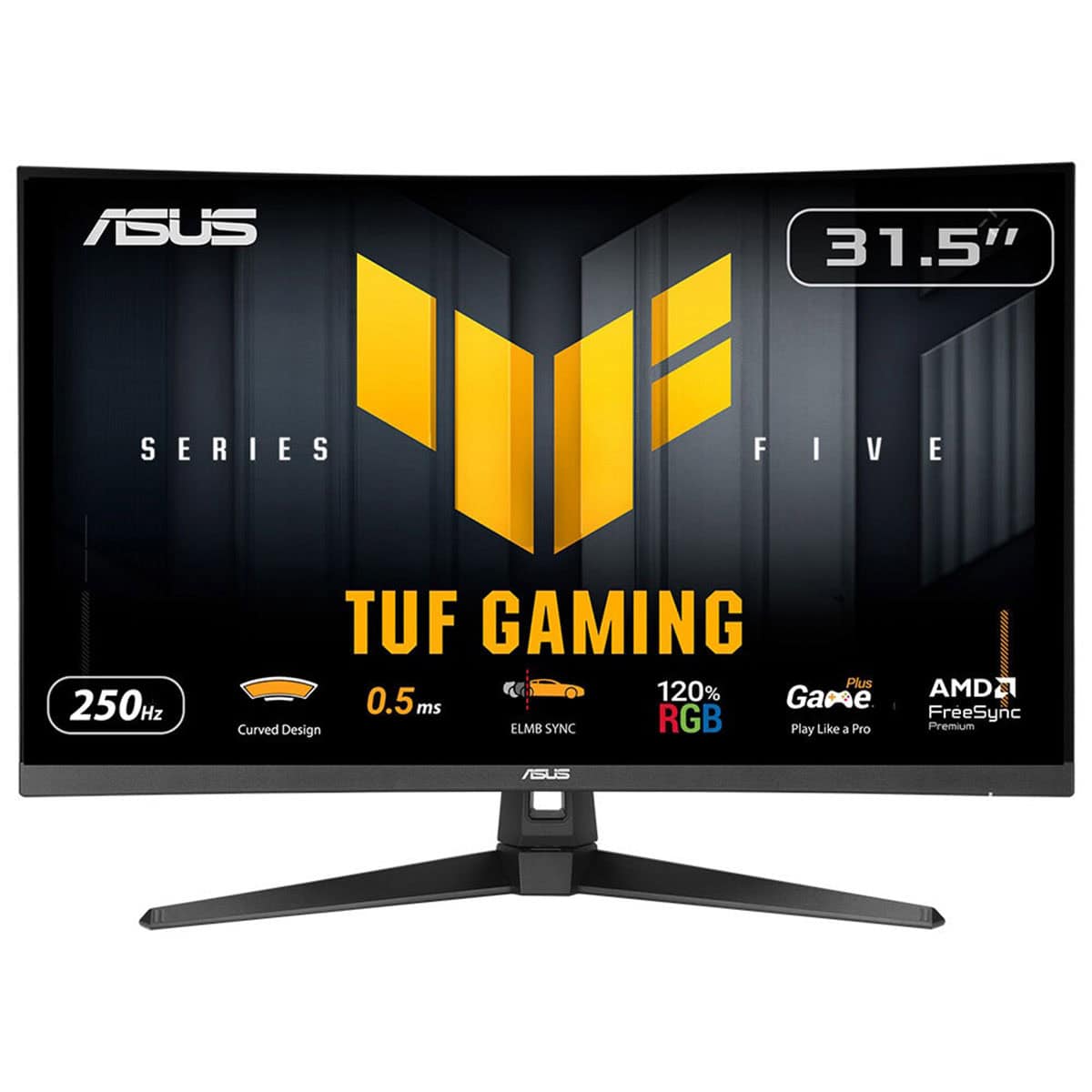 Asus Tuf Gaming Vg32vqm5b 31.5 Inç 250hz 0.5ms Full Hd Adaptive Sync Fast Va Kavisli Gaming Monitör 1