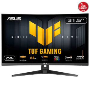 Asus Tuf Gaming Vg32vqm5b 31.5 Inç 250hz 0.5ms Full Hd Adaptive Sync Fast Va Kavisli Gaming Monitör 2