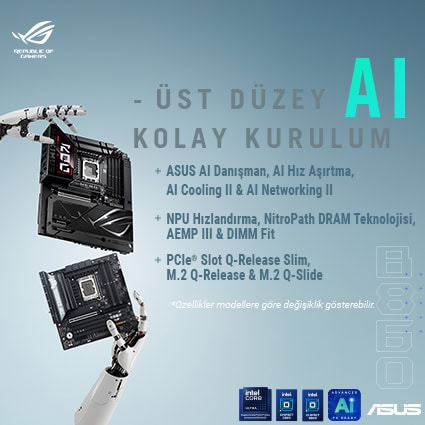 Asus Z890 B860 H810 Anakart Banner 20250813