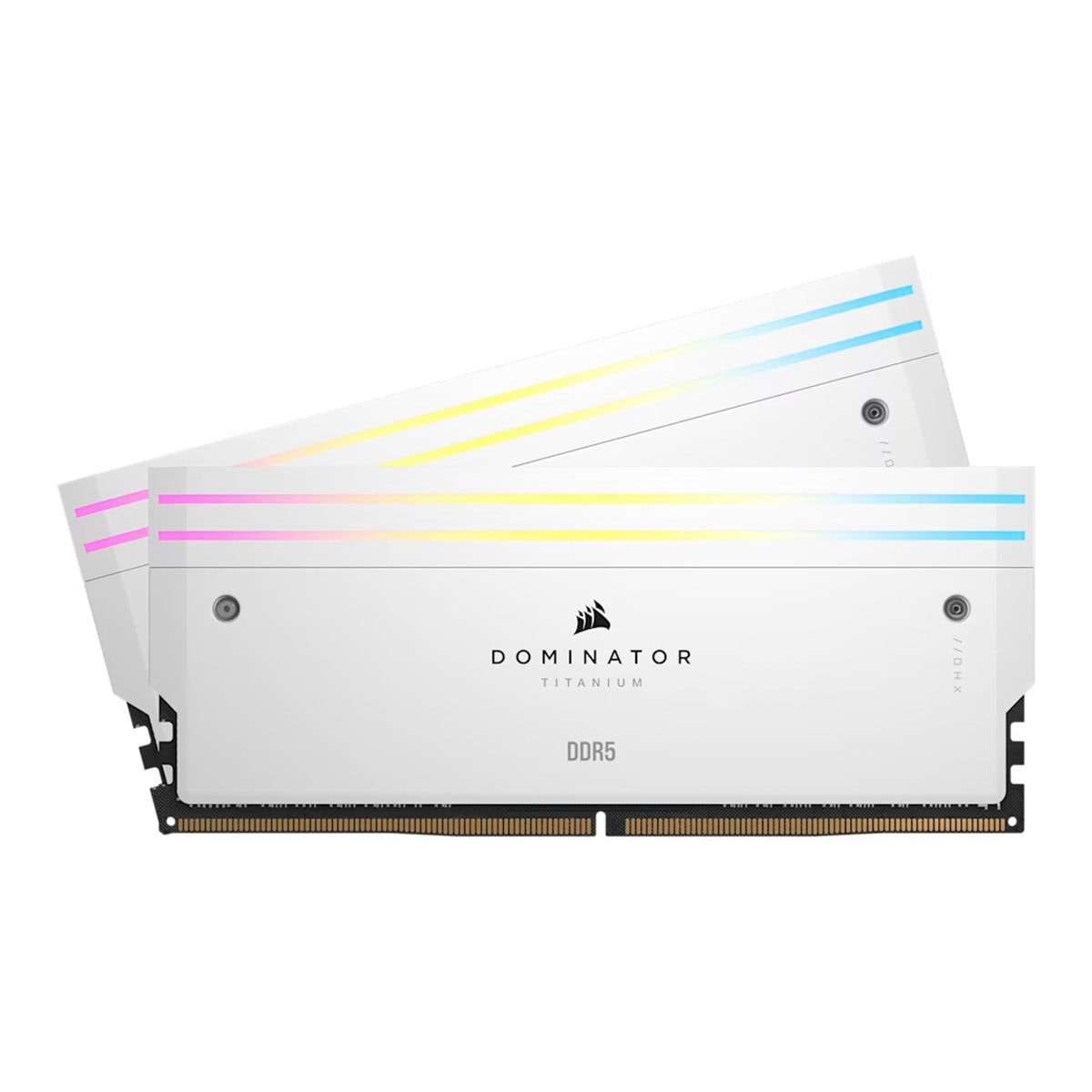 Corsair Dominator Titanium Rgb 96gb (2x48gb 6000mhz Cl30 Intel Xmp Amd Expo Ddr5 Beyaz Ram (cmp96gx5m2b6000z30w) 1