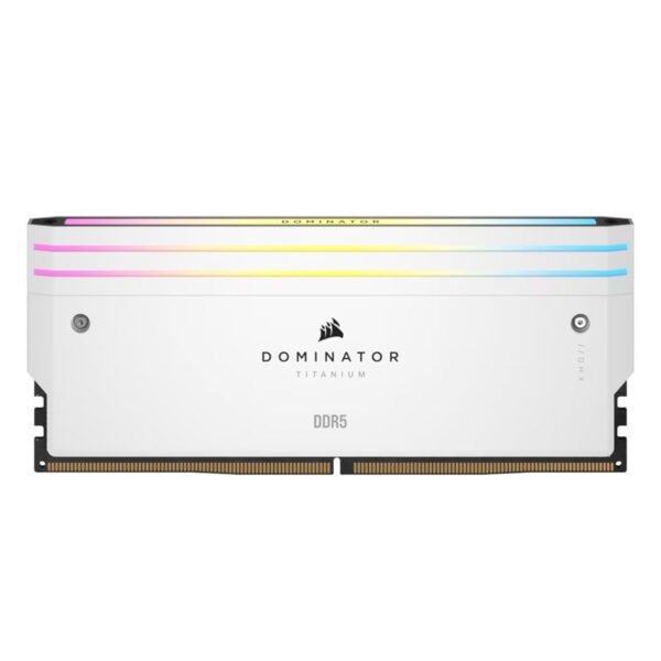 Corsair Dominator Titanium Rgb 96gb (2x48gb 6000mhz Cl30 Intel Xmp Amd Expo Ddr5 Beyaz Ram (cmp96gx5m2b6000z30w) 3